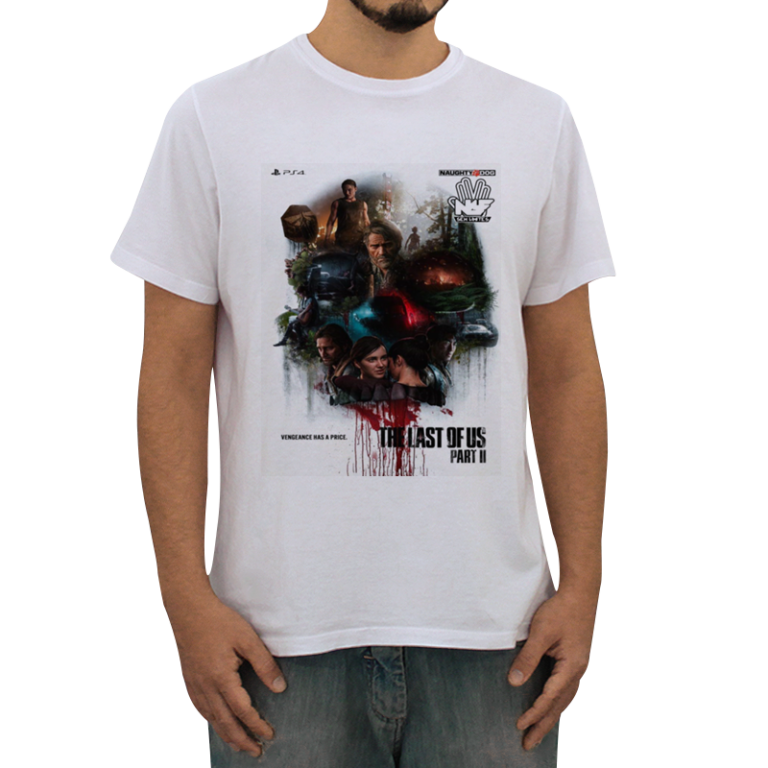 Camisa The Last of Us II - Varias cores e tamanhos