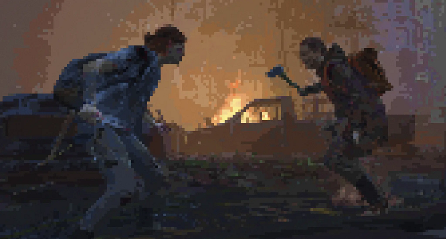 tlou2 Opção de ajuste da granulação de imagem