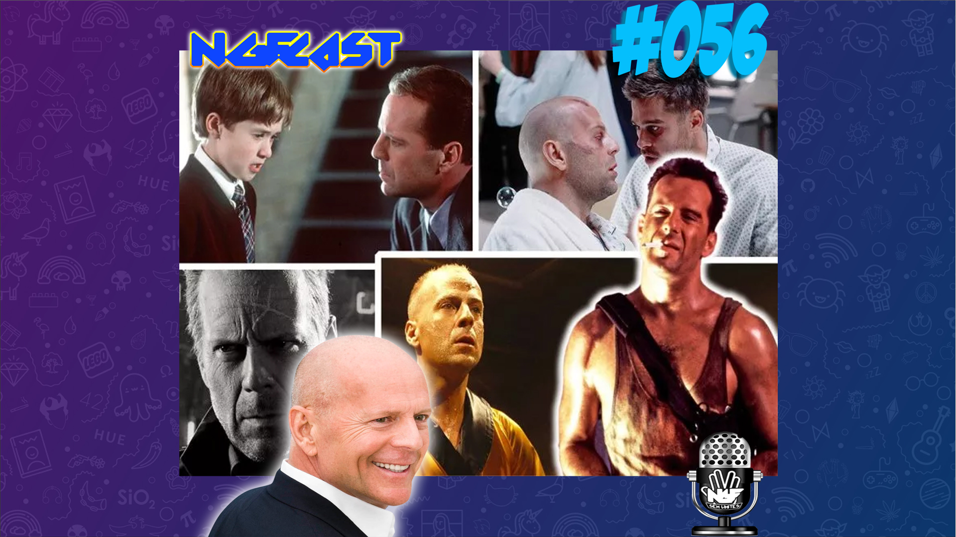 NGFCAST #056 ( Live ) Sessão Brucutu - Bruce Willis vai ser Duro de Esquecer!