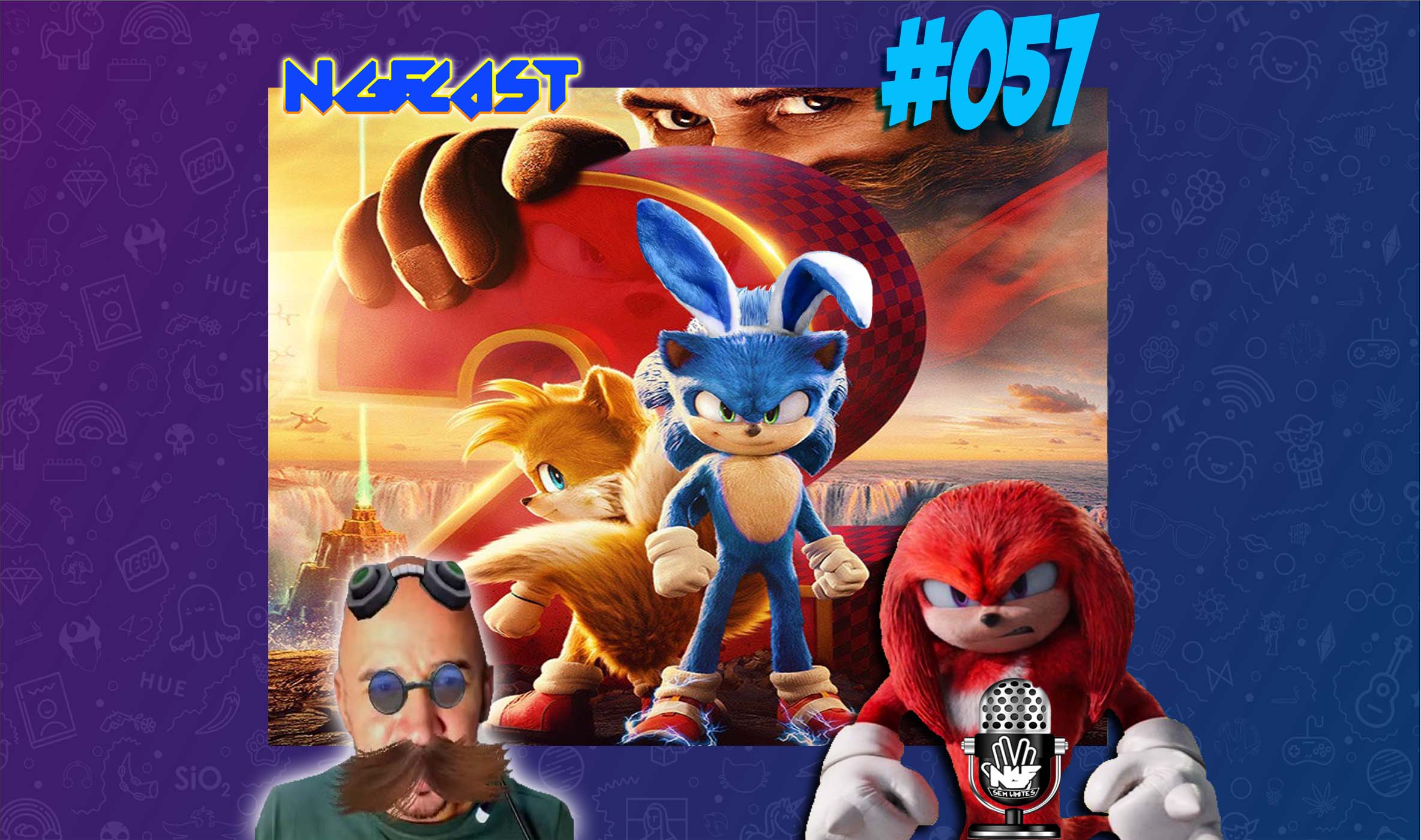 NGFCAST #057 ( Live ) - Sonic 2 só precisava do Dr.Robotinik!