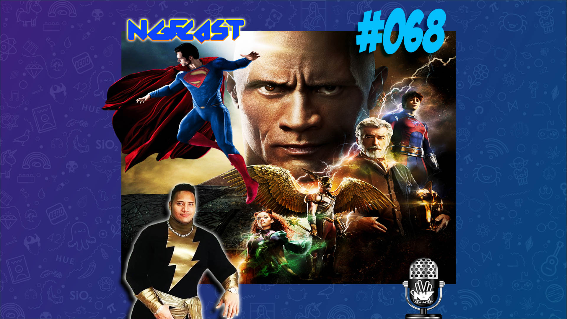 NGFCAST #068 ( Live ) É The Rock dando porrada em bandido, Hoje na Sessão da Tarde!