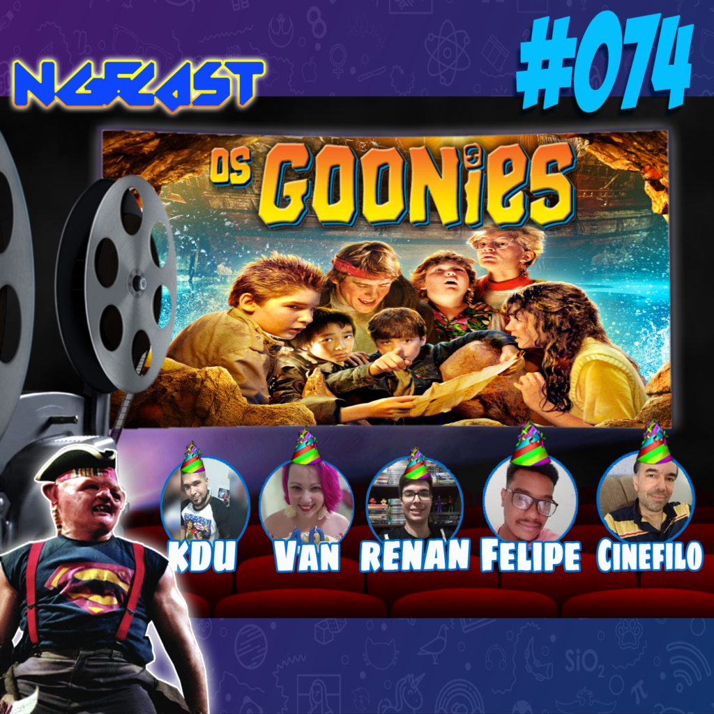 NGFCAST #074 ( Live ) - CineNGF Especial Niver da Van: Os Goonies 🥳🍻