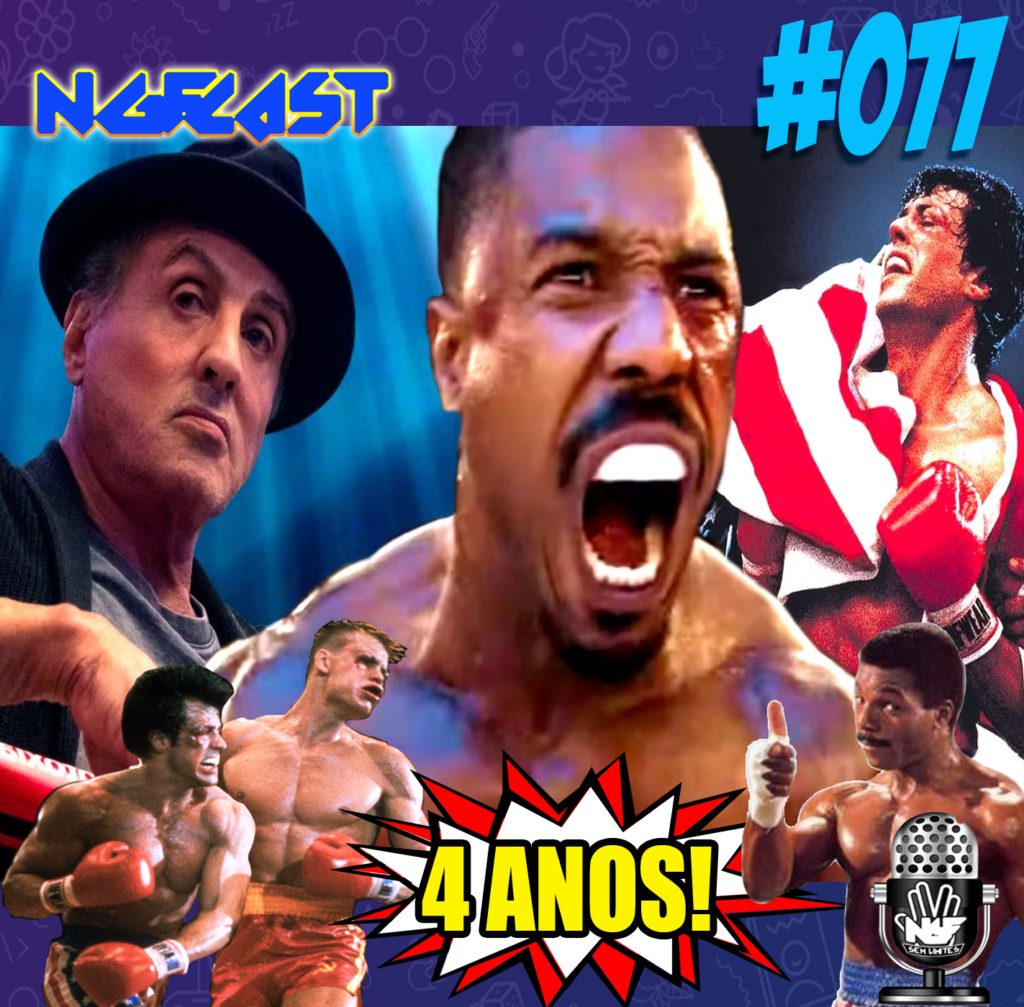 NGFCAST #077 ( Live ) - FRANQUIA ROCKY E CREED ( ESPECIAL 4 ANOS 🎂)