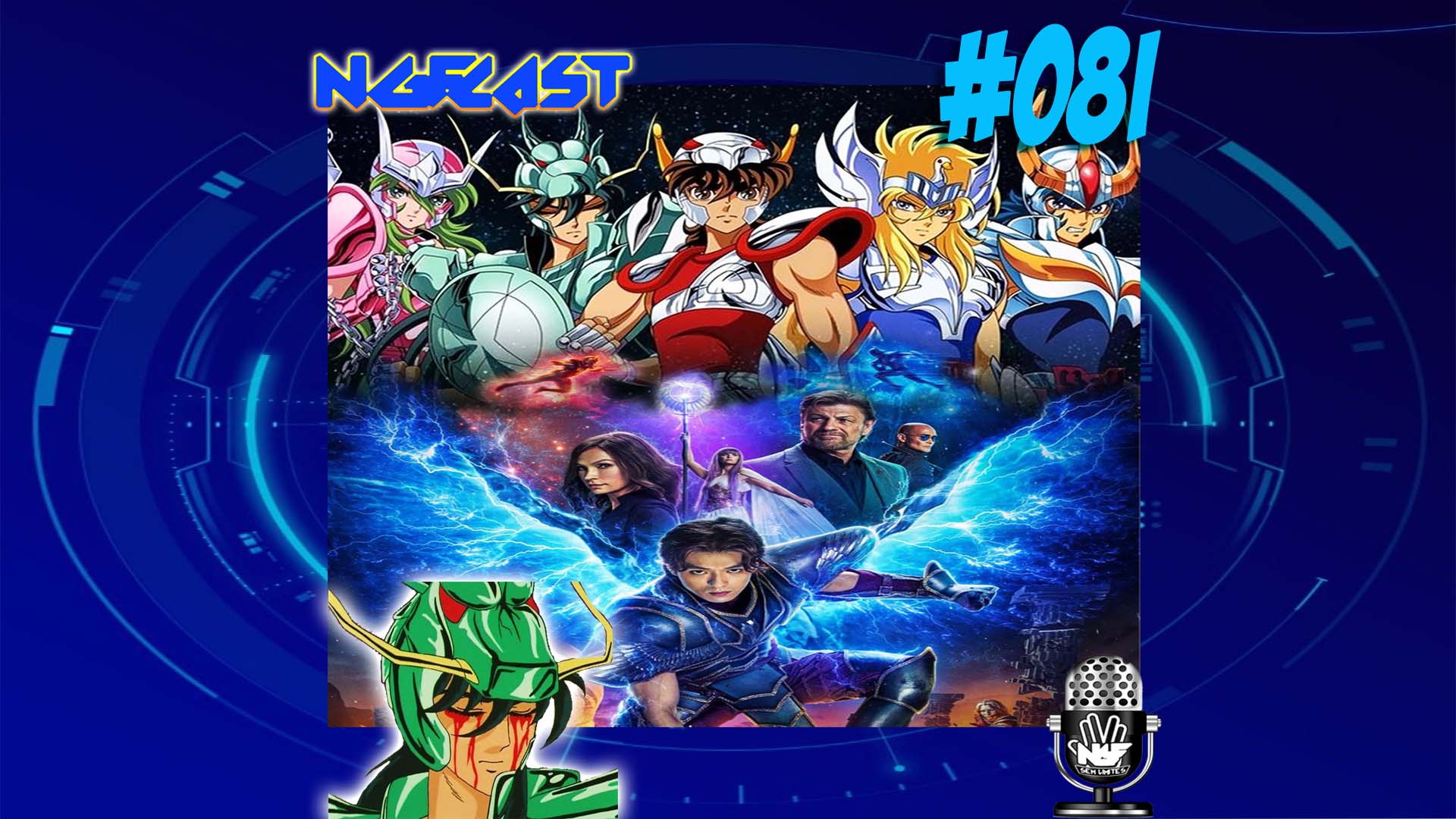 NGFCAST #081 ( Live ) - SHIRYU ESTAVA CERTO ( Especial Cavaleiros do Zodíaco )