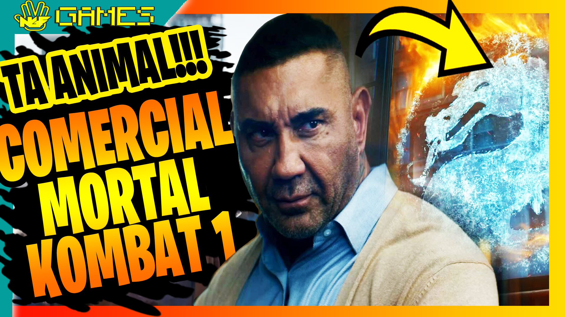 COMERCIAL MORTAL KOMBAT 1 REACT! O QUE ACHAMOS DO REMAKE DO COMERCIAL CLASSICO MORTAL MONDAY