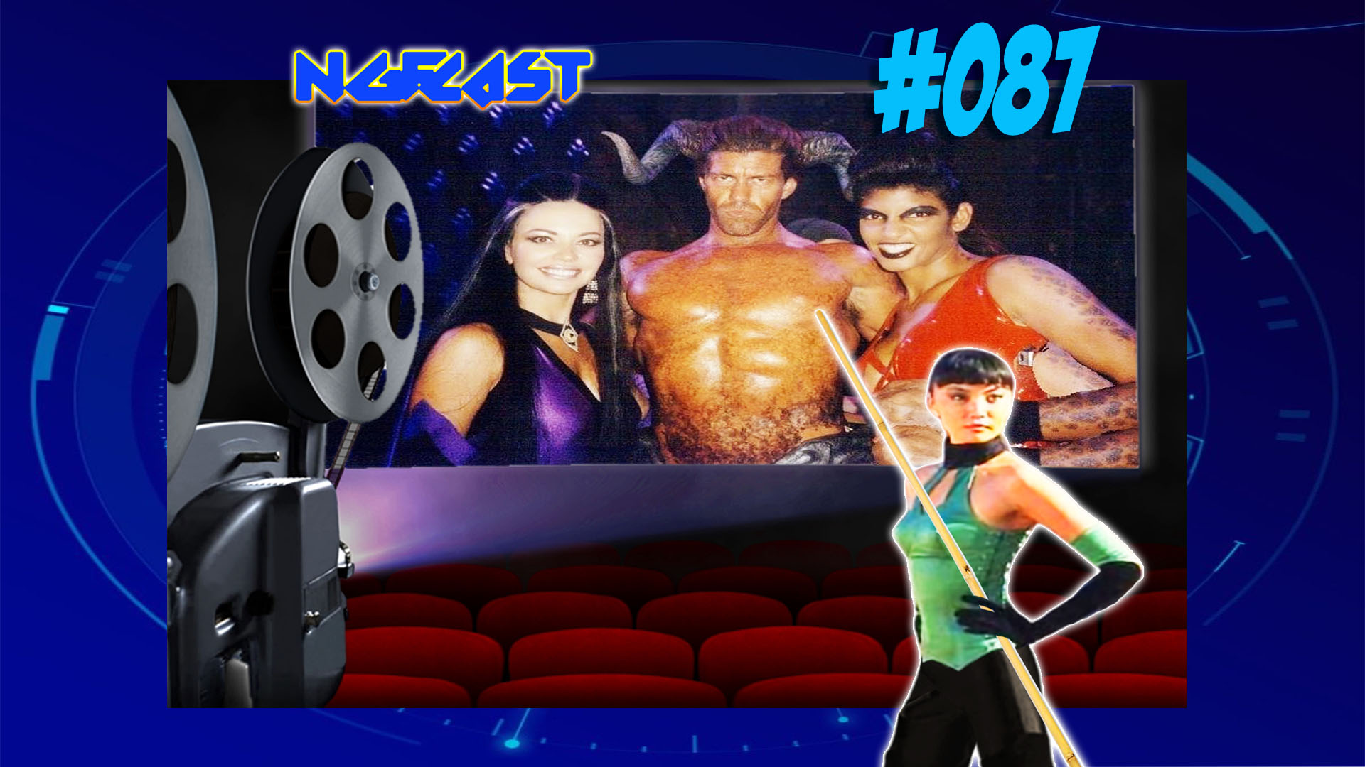 NGFCAST #087 ( Live ) - CineNGF - MORTAL KOMBAT A ANIQUILAÇÃO e nosso medo da VARA DA JADE